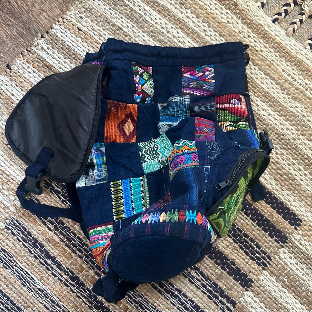 ☾ HANDMADE patchwork backpack - Picture 6 of 10